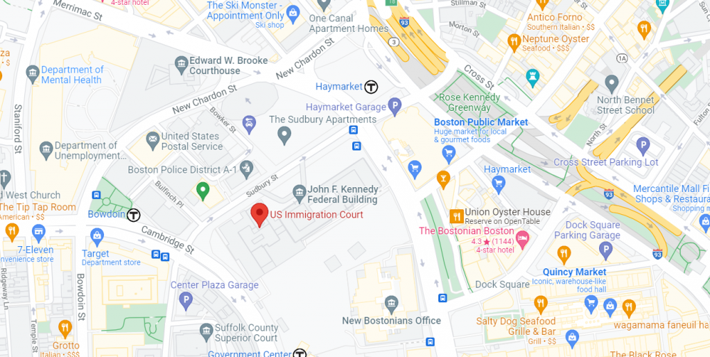 Boston Immigration Court Information Guide